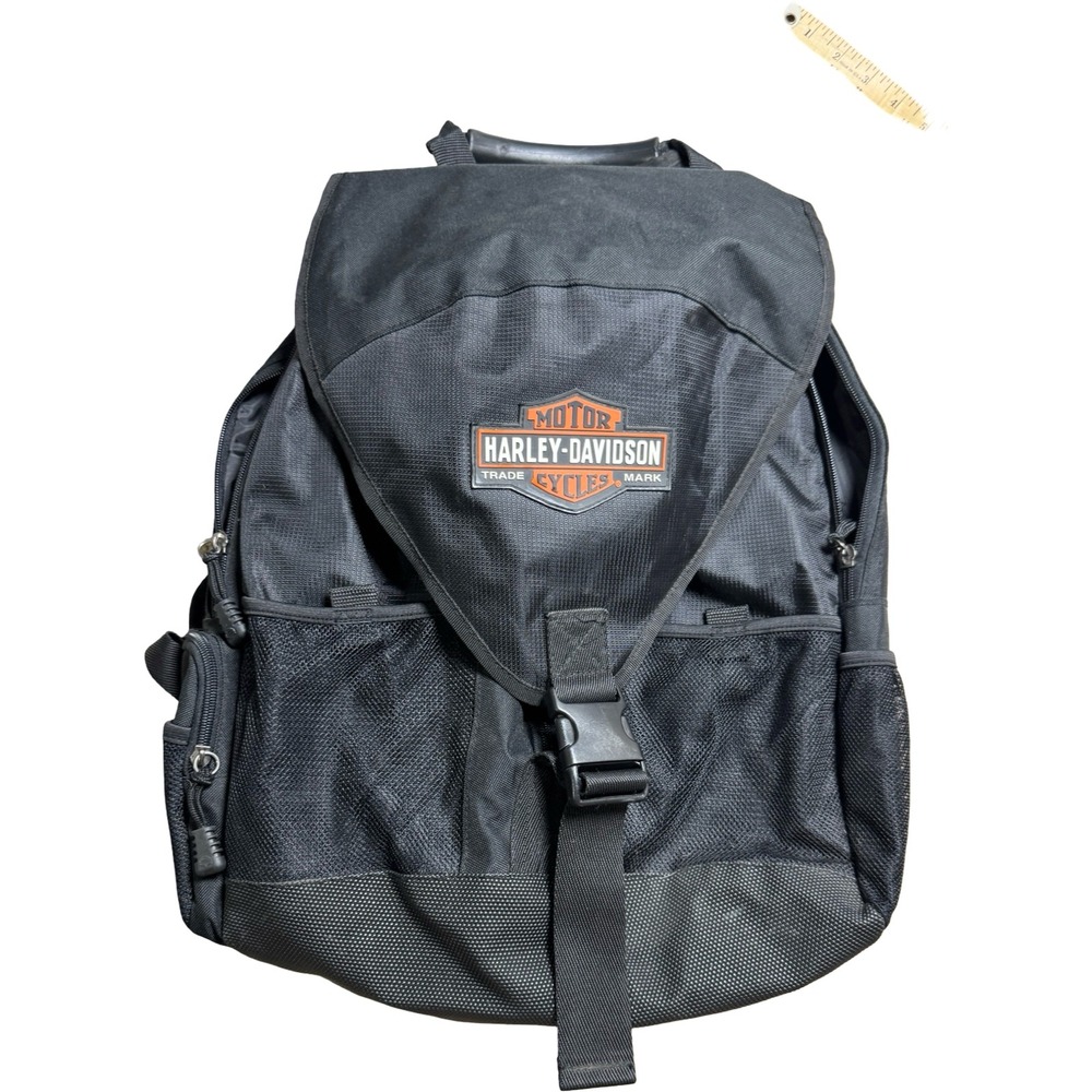 Harley-Davidson Helmet Backpack Bar & Shield Black Motorcycle Laptop Bag